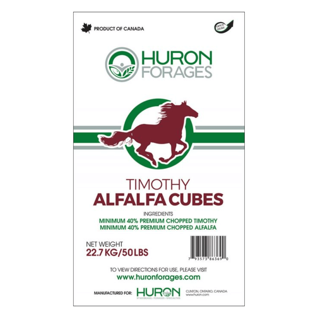 Huron Forages Timothy Alfalfa Cubes - Ritchie Feed & Seed Inc.